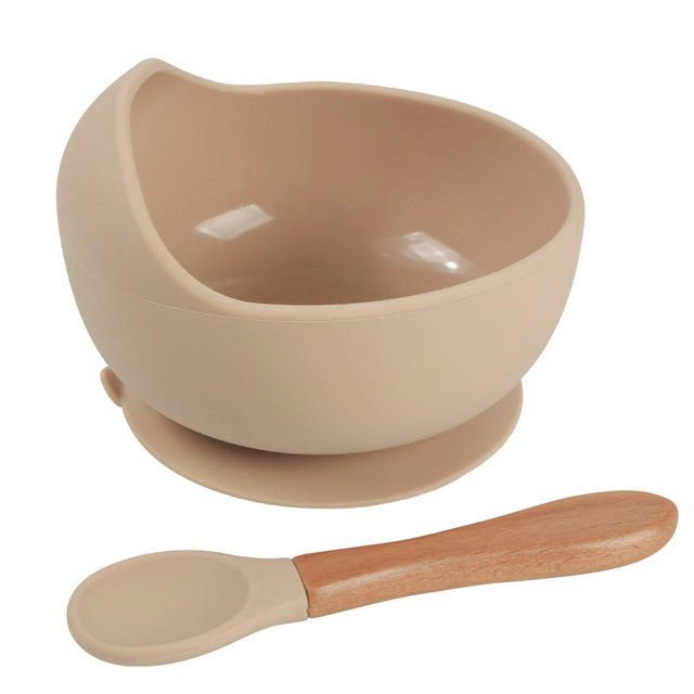 Bowl c/cuchara en silicona