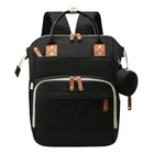 Mochila impermeable con porta chupete - Negro