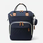 Mochila impermeable con porta chupete - Azul Marino