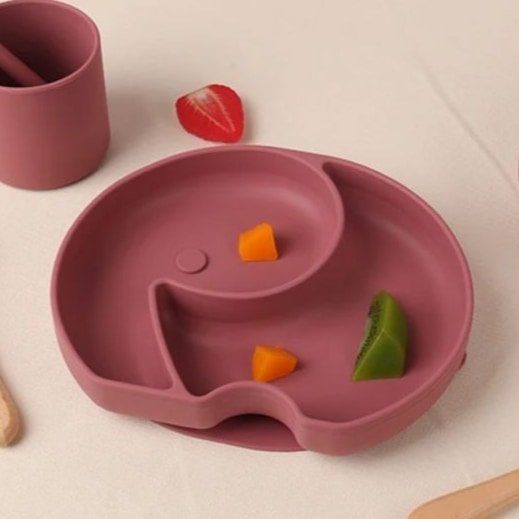 Plato de silicona modelo elefante