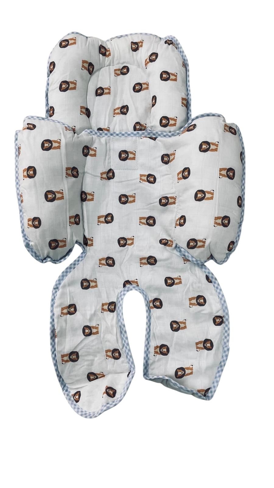 Soporte, reductor para cabeza y cuerpo para silla/coche muselina - Imagen 3