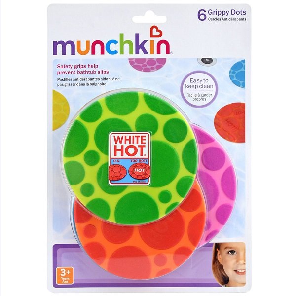 Lunares antideslizantes para ducha o bañera - Munchkin