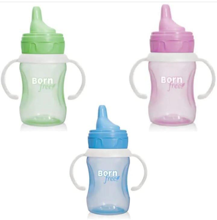 Vaso c/boquilla y asas Colores pasteles - Born Free