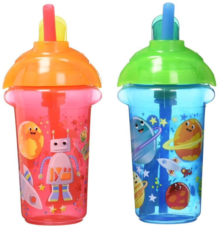 Vaso con sorbito decorado x2 - Munchkin