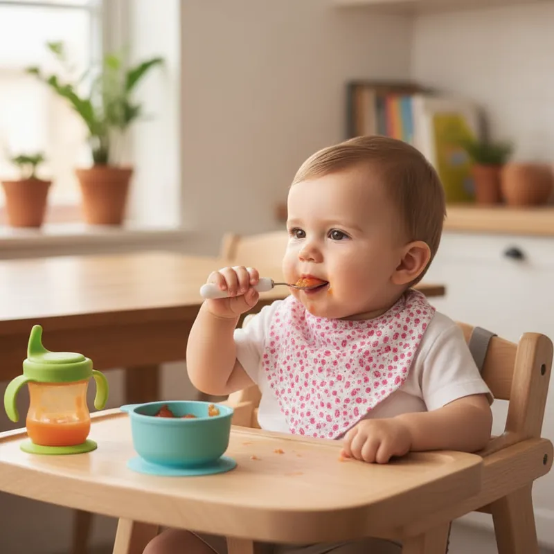 Cuchara y tenedor de metal - Munchkin - Imagen 6