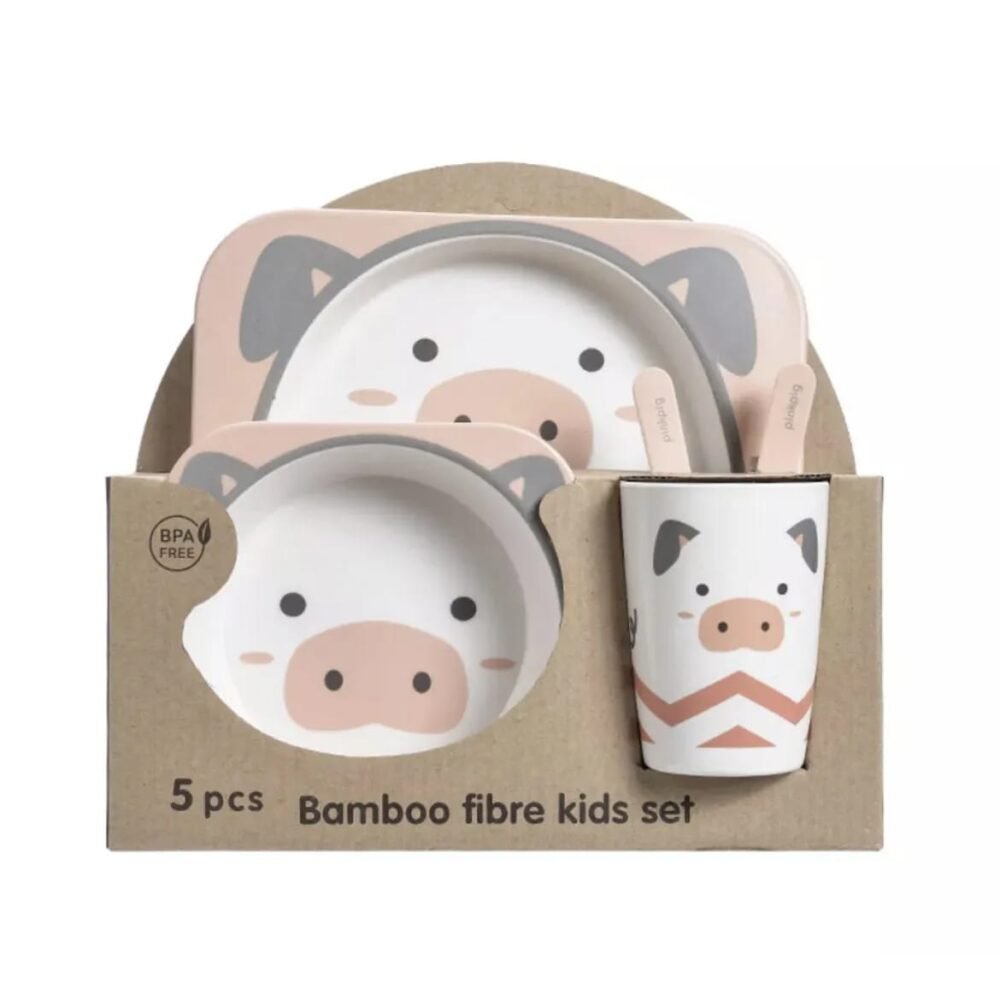 Set de alimentación BAMBU diseño animales