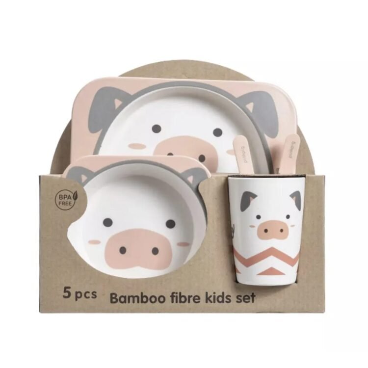 Set de alimentación BAMBU diseño animales