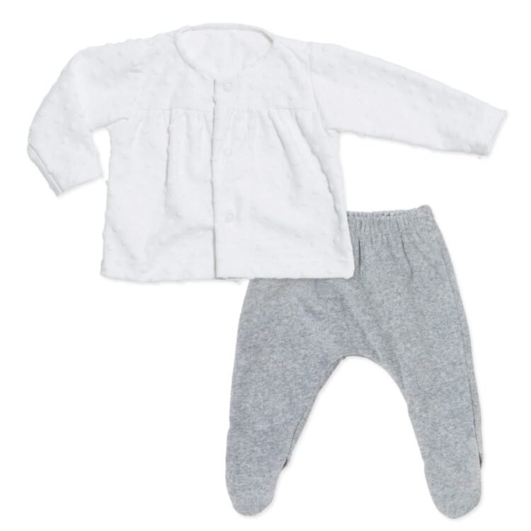 Conjunto dos piezas Saco y Pelele Plush