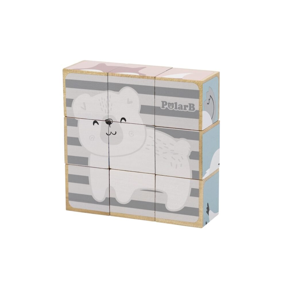 Bloques de madera - Puzzles 6 lados PolarB - Imagen 4