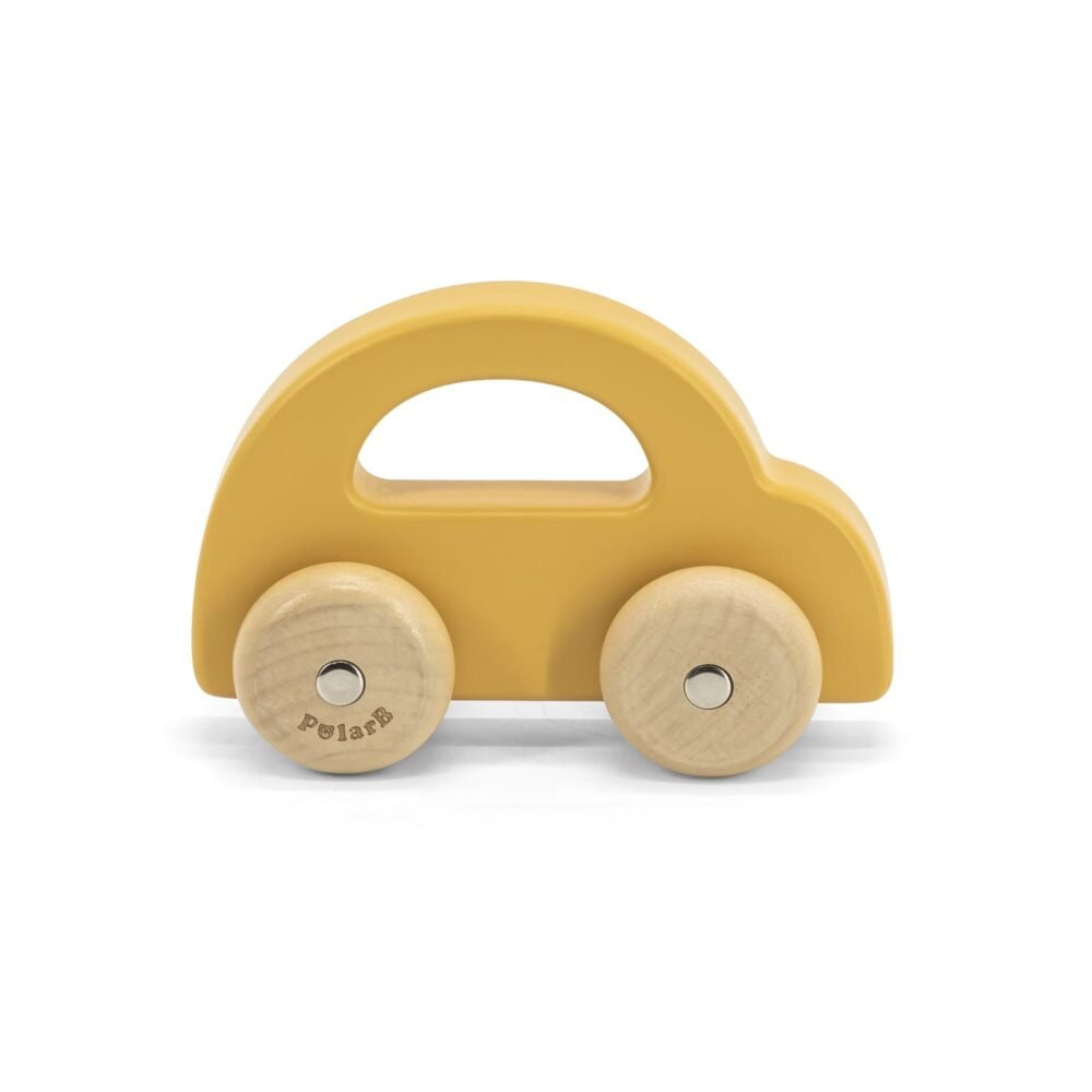 Auto de madera color pastel - Imagen 8