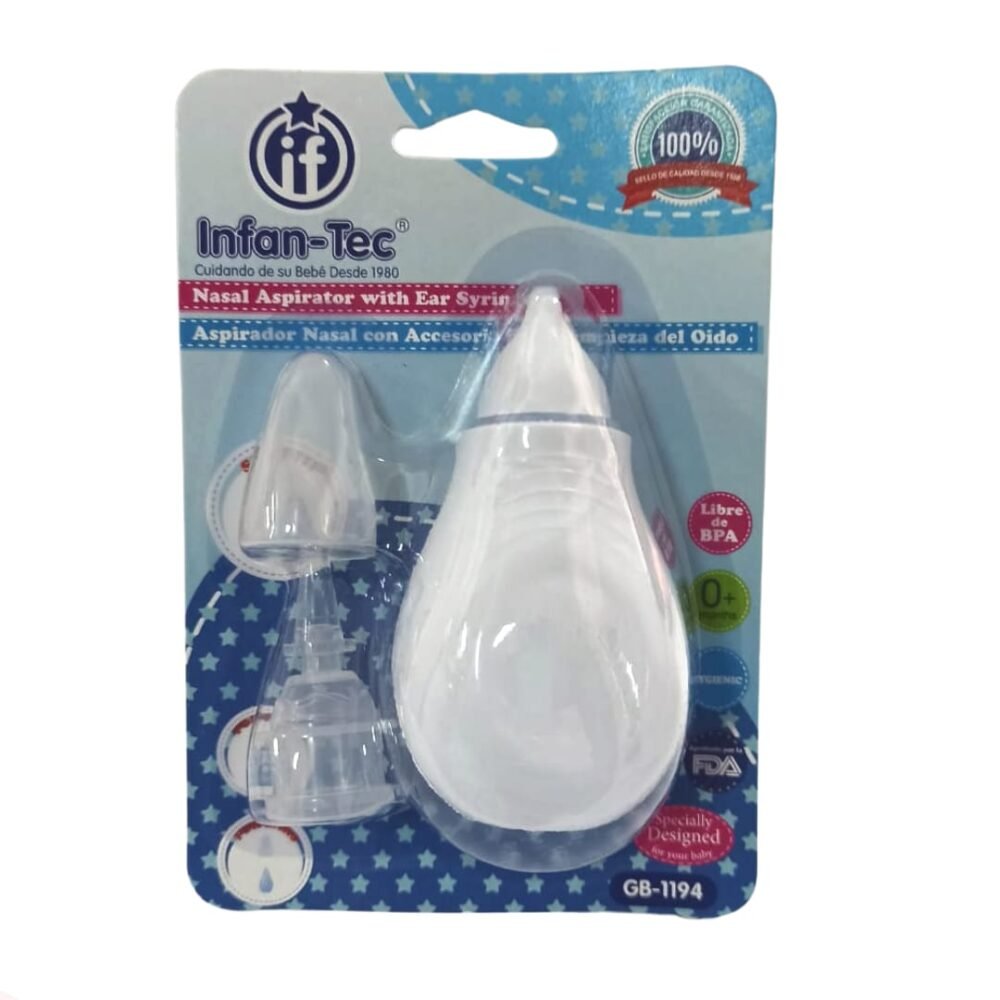 Aspirador Nasal con dos punteros