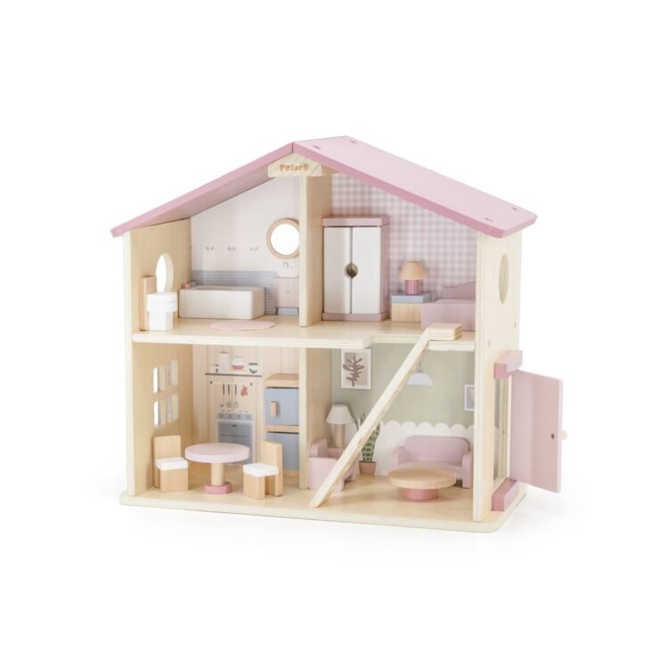 Casa de muñecas en madera con accesorios - Polar B