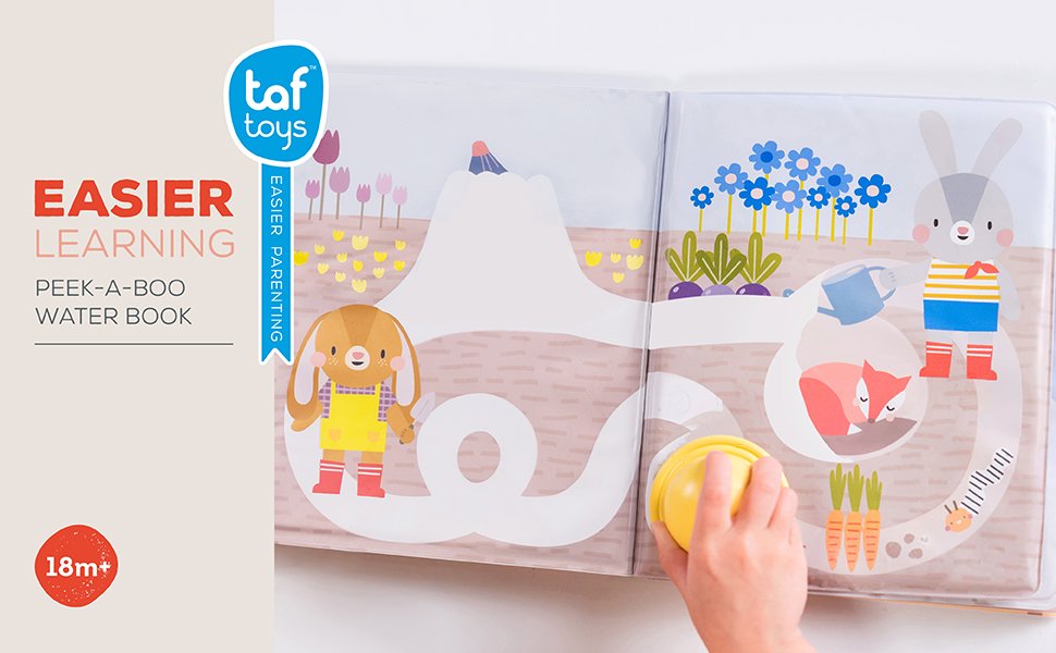 Libro de agua Peek-a-boo Taf Toys - Imagen 2