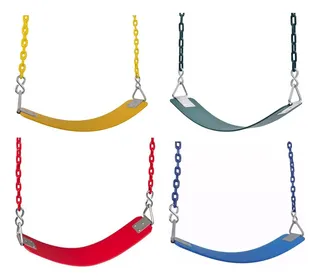 Hamaca columpio para niños con cadena incluida forrada.