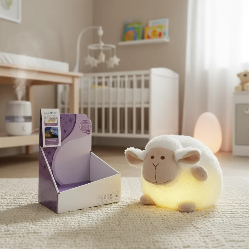 Veladora peluche con luz y sonido para bebé Oveja - Imagen 3