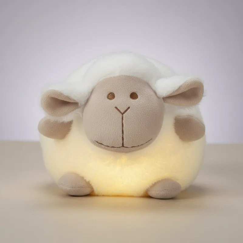 Veladora peluche con luz y sonido para bebé Oveja