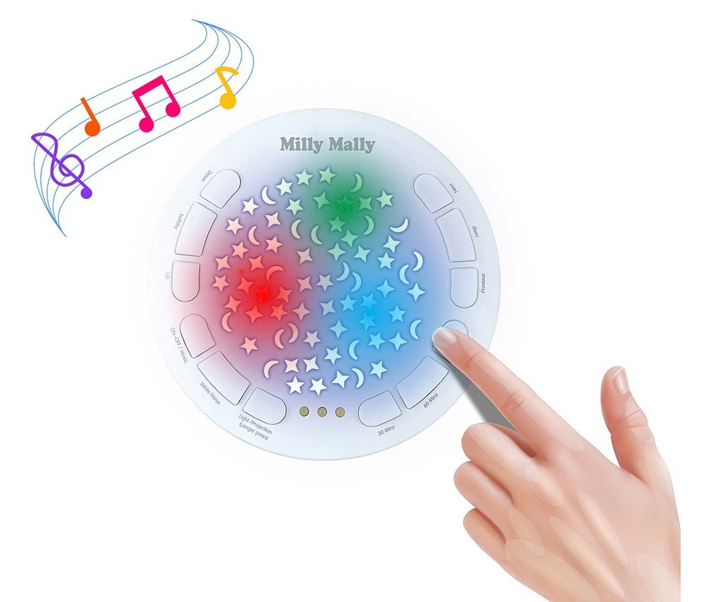 Proyector y veladora con luz y música Koala - Imagen 6