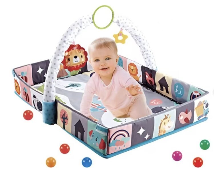 Gimnasio bebé rectangular con laterales