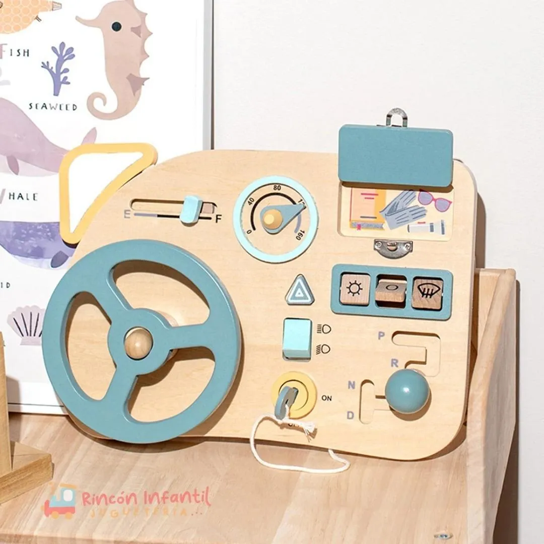 Juego Didáctico Volante De Madera - Imagen 4