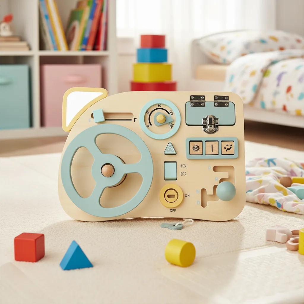 Juego Didáctico Volante De Madera - Imagen 3