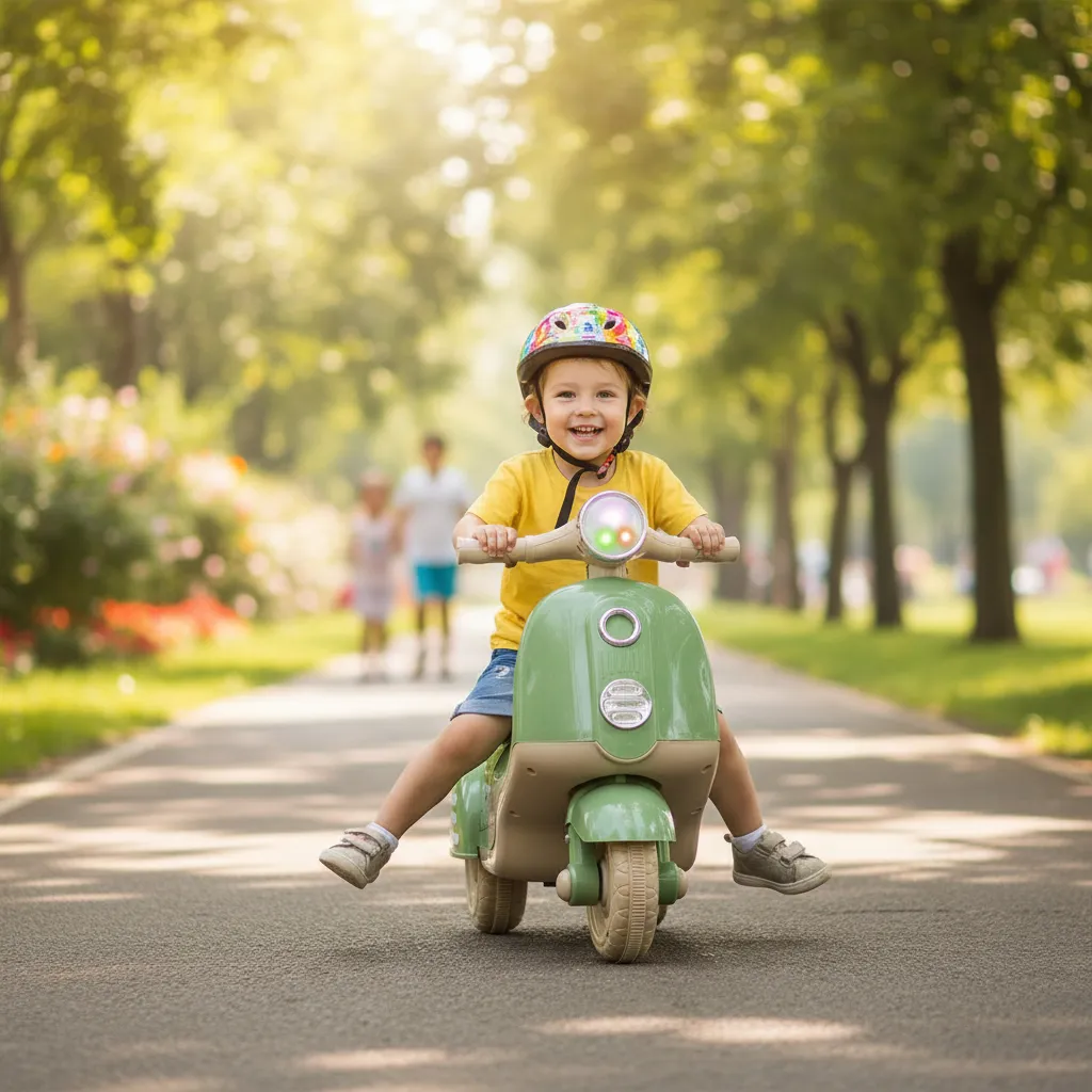 Buggy Moto Vespa tres colores - Imagen 5