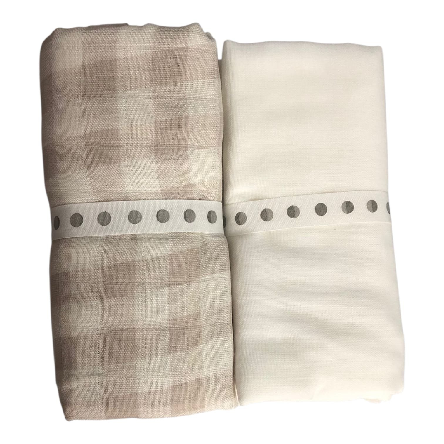 Manta recibidor de muselina x2 100% algodón XL - Imagen 6