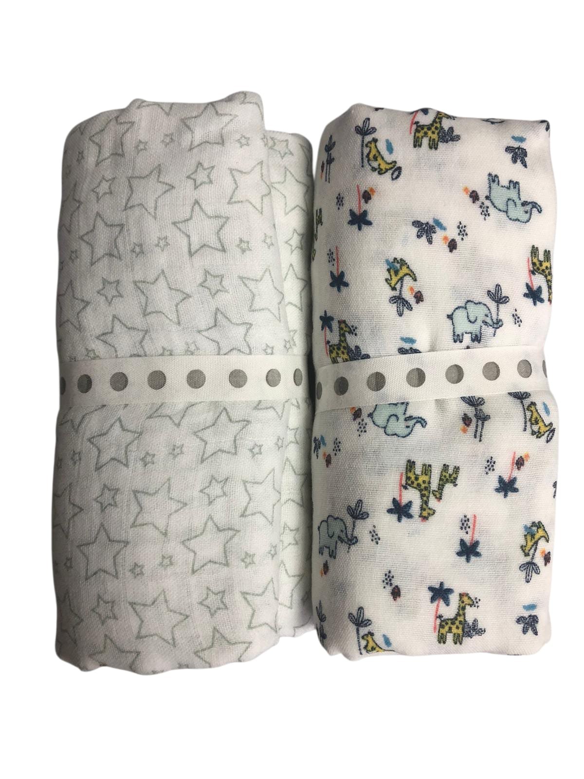 Manta recibidor de muselina x2 100% algodón XL - Imagen 7