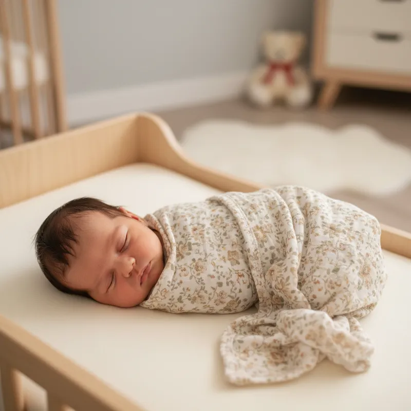 Manta recibidor de muselina x2 100% algodón XL - Imagen 4