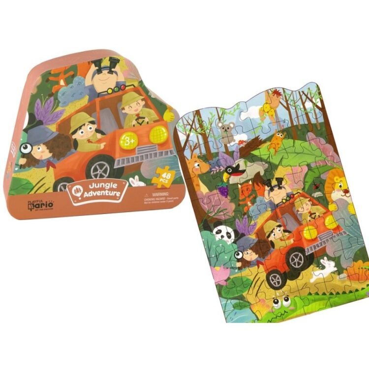 Puzle 48 piezas exploradores de la jungla