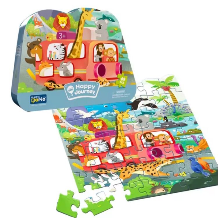 Puzle 48 piezas animales de la selva