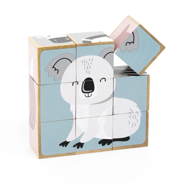 Puzzle bloques cubos Polar B 9 unidades