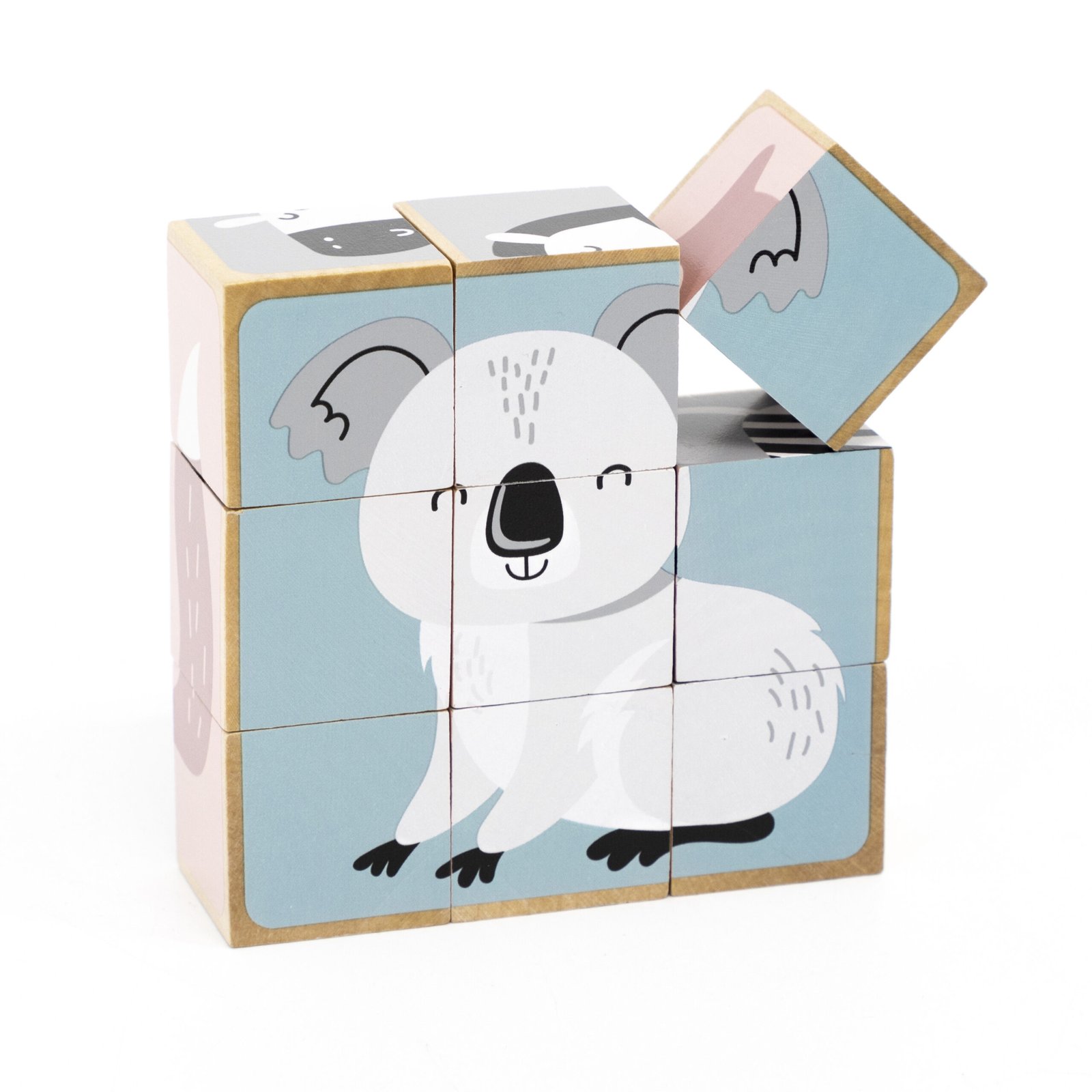 Puzzle bloques cubos Polar B 9 unidades