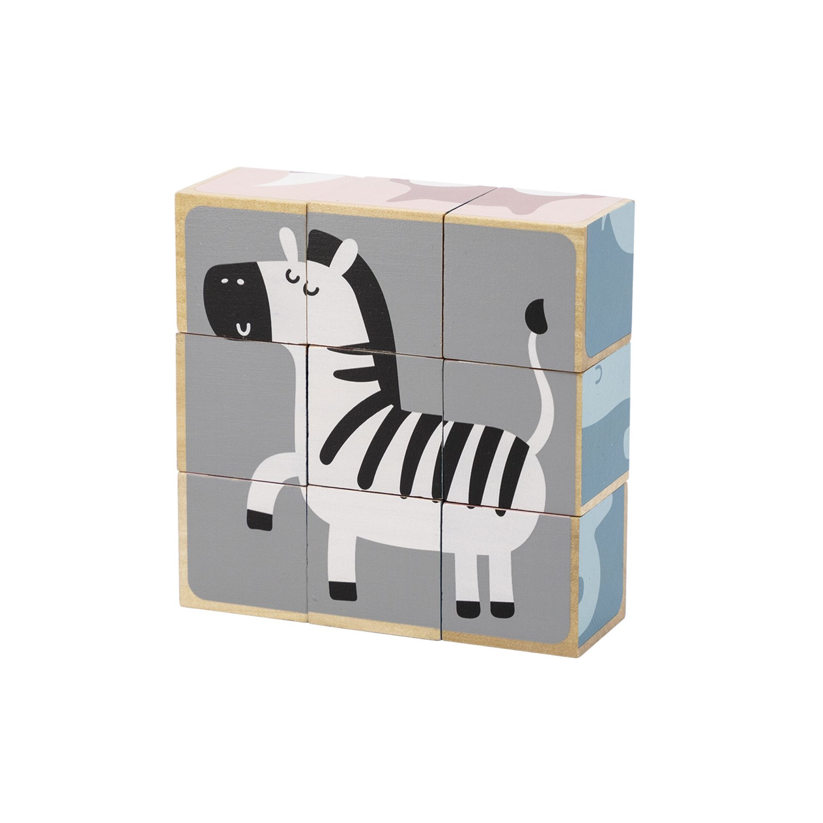 Puzzle bloques cubos Polar B 9 unidades - Imagen 3
