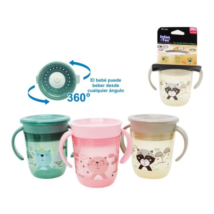 Vaso 360° con asas 210ml