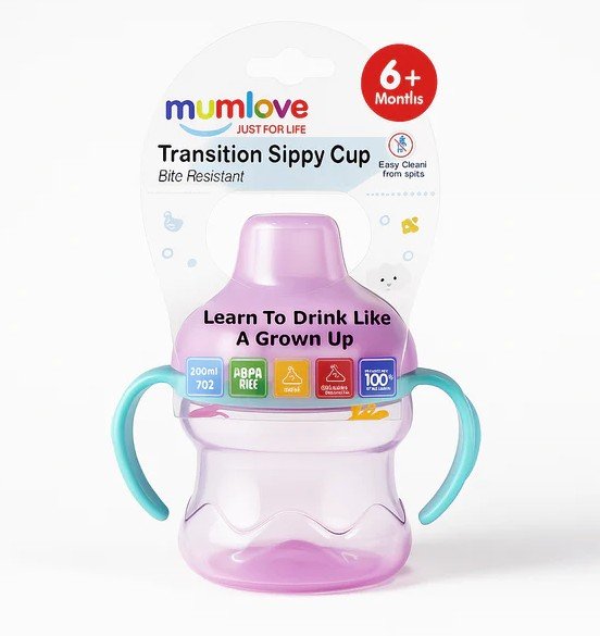Vaso boquilla de silicona Mumlove 6meses en adelante - Imagen 2