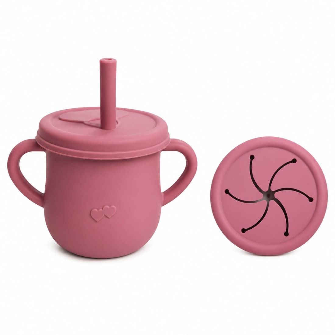 Vaso de silicona doble función - sorbito y porta cereales - Imagen 3