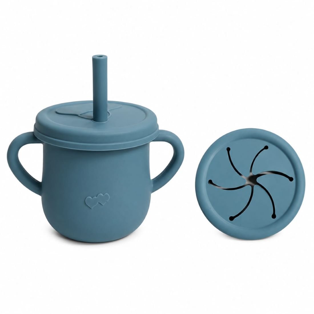 Vaso de silicona doble función - sorbito y porta cereales - Imagen 5
