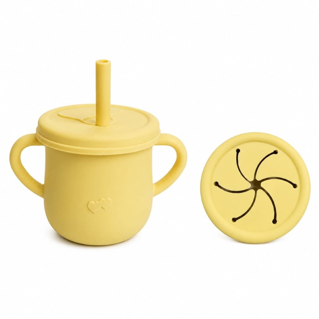 Vaso de silicona doble función - sorbito y porta cereales - Imagen 2