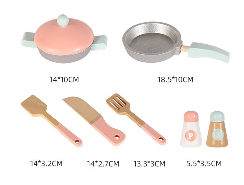 Cocina de madera con accesorios - Imagen 3