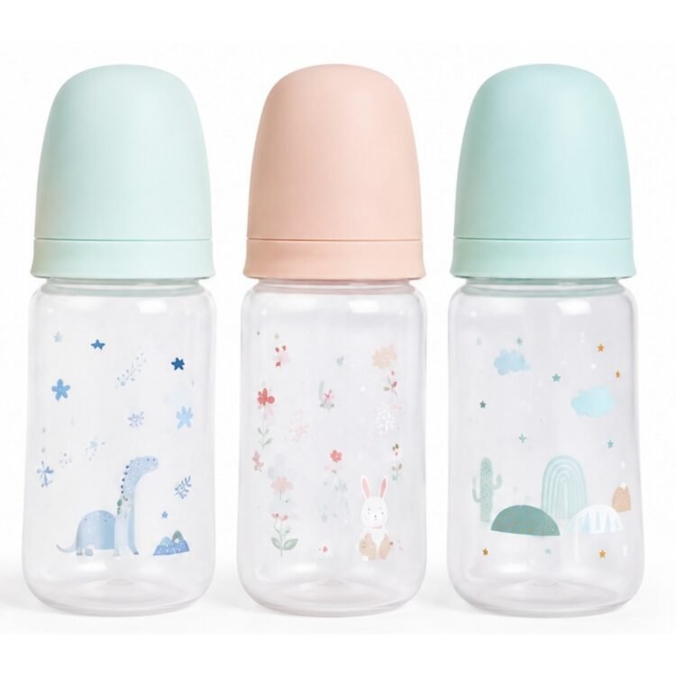 Mamadera boca ancha Mumlove 280 ml.